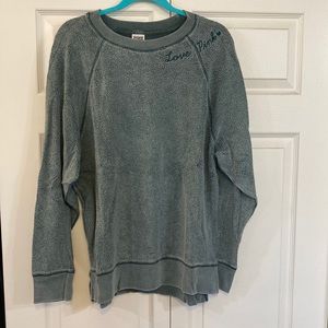 VS Pink inside out sweatshirt